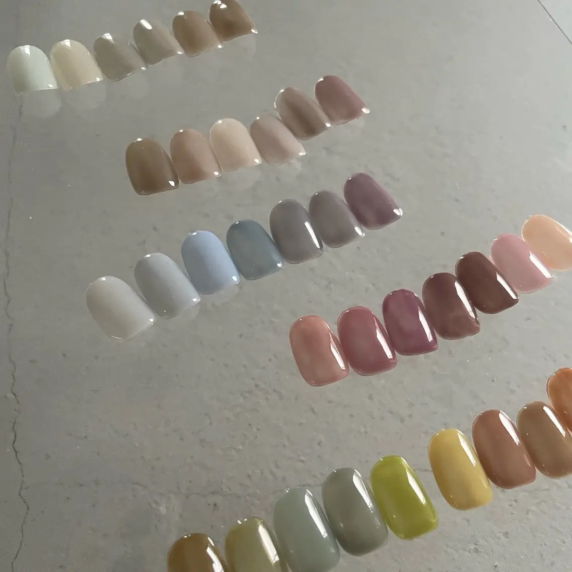 【ニュアンスカラー1色塗り】25色からセレクト可◎パラジェル使用/丁寧ケア込みの写真