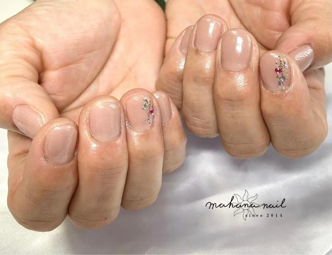 ネイル ワンカラーネイル mahana nailのネイルデザイン
