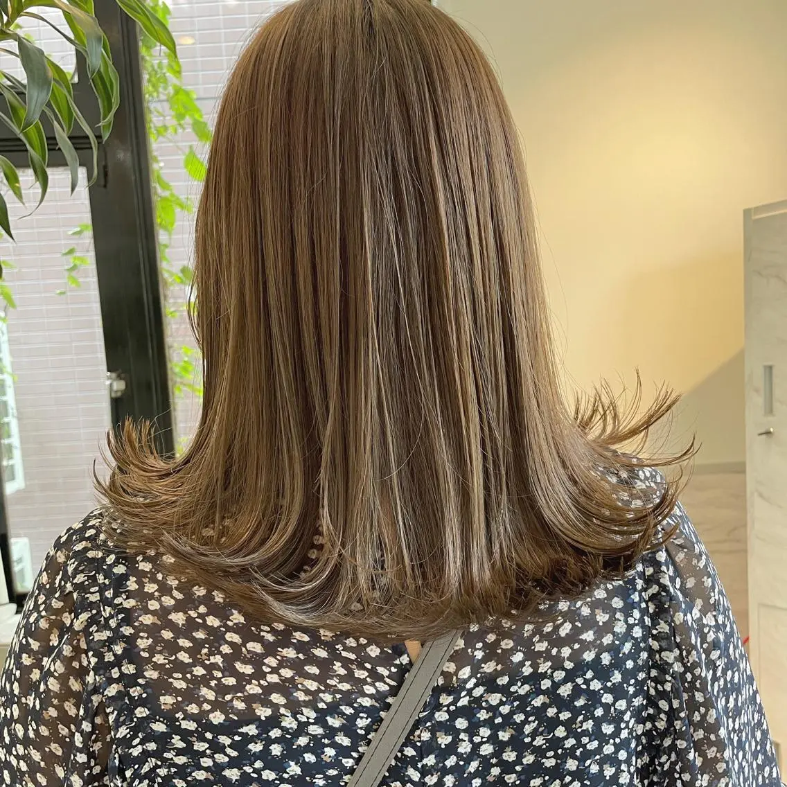 ミディアム カラー ベージュカラー ブリーチ ブリーチなしカラー 🫧透明感ヘア🫧 🧸竹花　彩希🧸のヘアスタイル