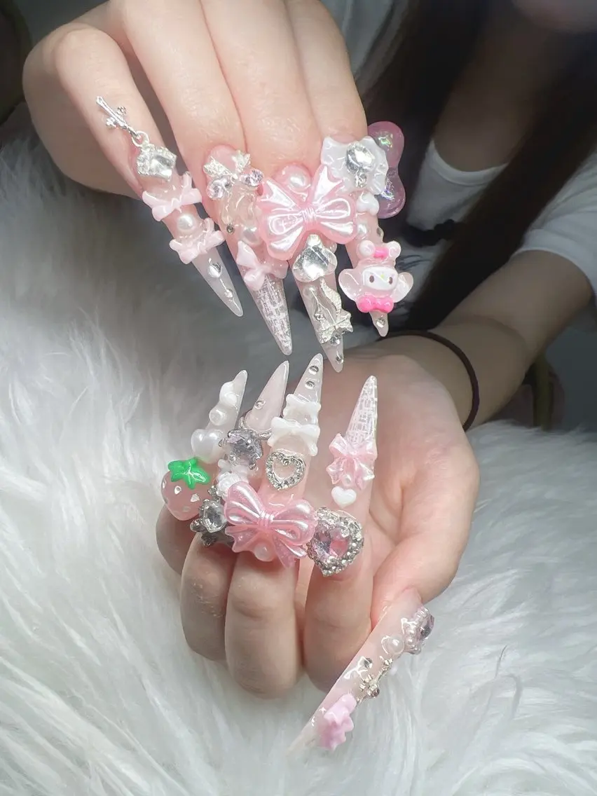 ネイル ハンドネイル Lee Nails チップ長さだし専門店のネイルデザイン