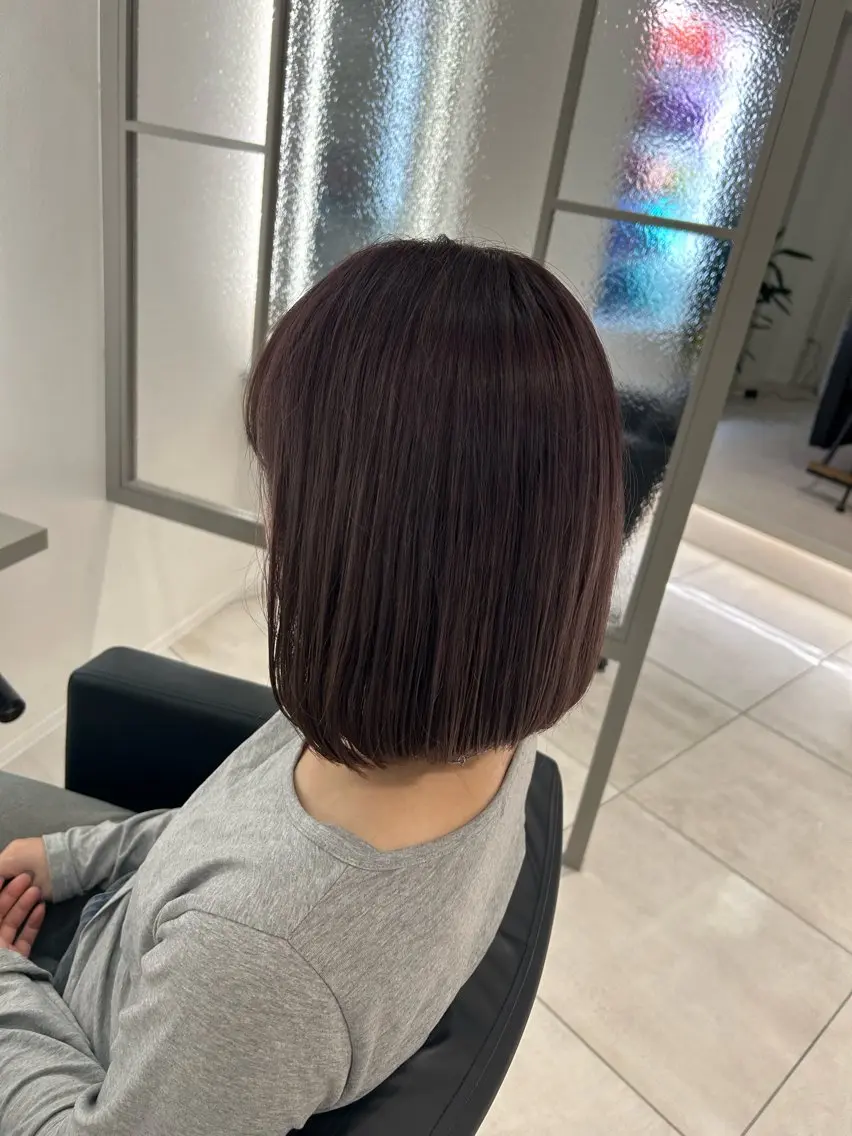 ミディアム カラー ヘアカラー mayu なかもずのヘアスタイル