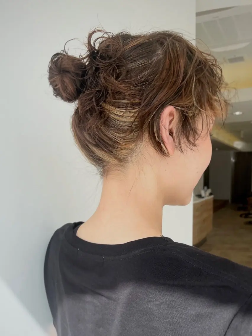 ロング カラー ブラウンカラー 透明感カラー レイヤーカット カット ヘアカラー cana 札幌レイヤースタイルのヘアスタイル