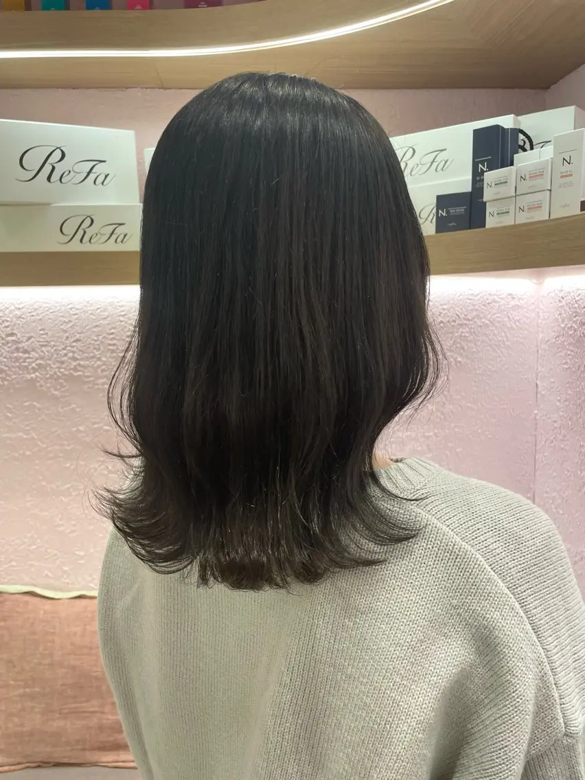ミディアム ヘアカラー merc.🐰澤田 凜のヘアスタイル