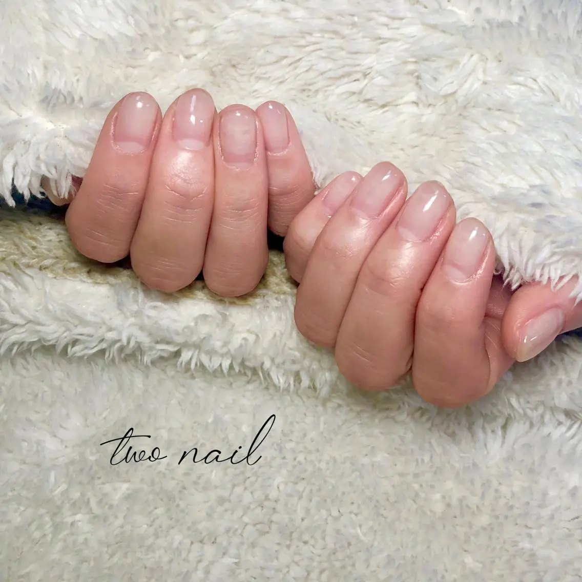 ネイル アートネイル フットネイル ハート ニュアンスネイル ホワイト ハンドネイル two nailのネイルデザイン