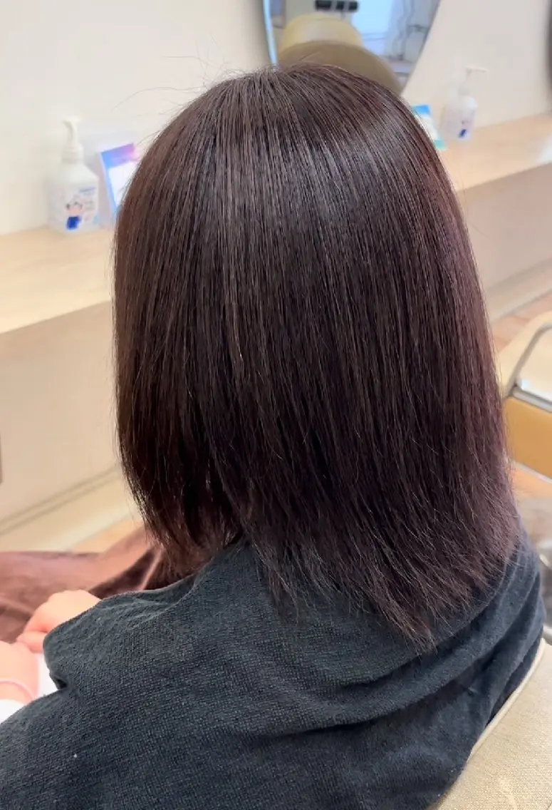 カラー ミディアム ヘアカラー 山下 和明のヘアスタイル