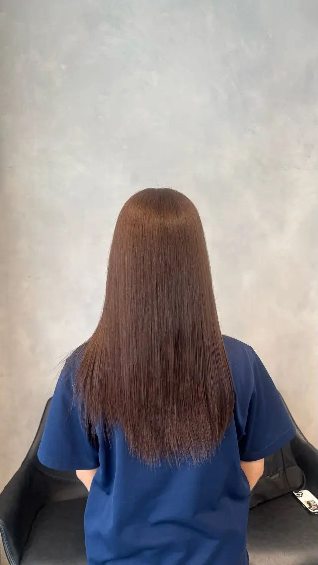 カラー ブラウンカラー 透明感カラー ナチュラルブラウン ヘアカラー トリートメント 井野 彩加のヘアスタイル