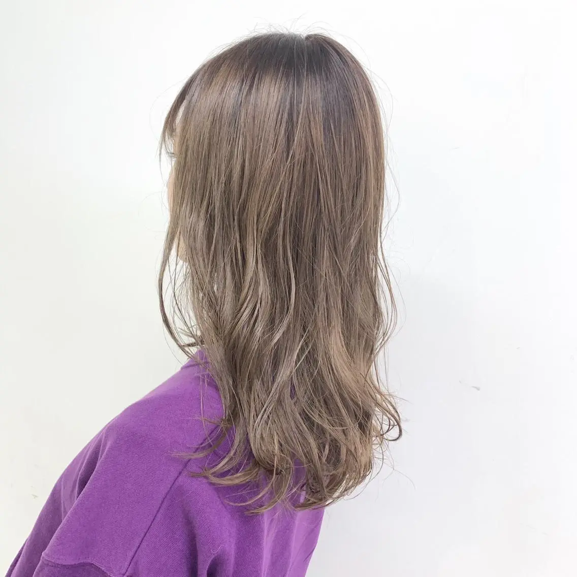 セミロング カラー ヘアカラー トリートメント ヘアセット 【透明感×レイヤー】 🍃RIKU🍃のヘアスタイル