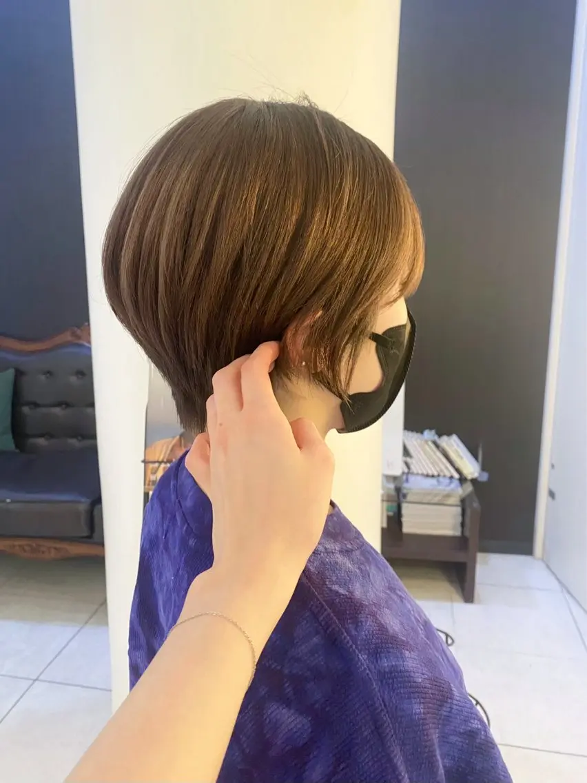 ショート カラー カット ヘアカラー トリートメント mai / linoah˚✧のヘアスタイル