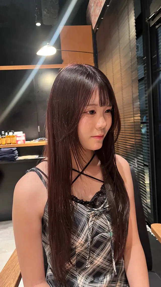 ロング カラー 田中 美月のヘアスタイル