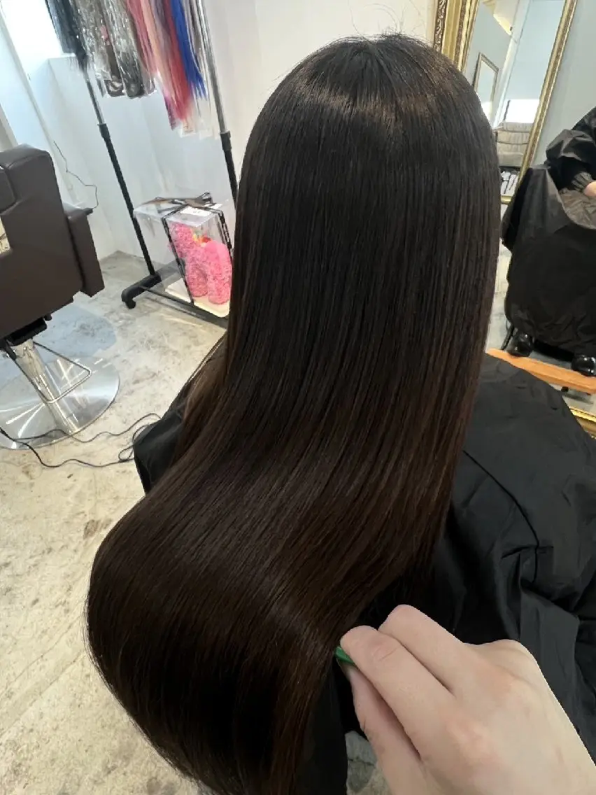 ロング ヘアカラー 艶髪/Sherry 淀屋橋肥後橋店のヘアスタイル