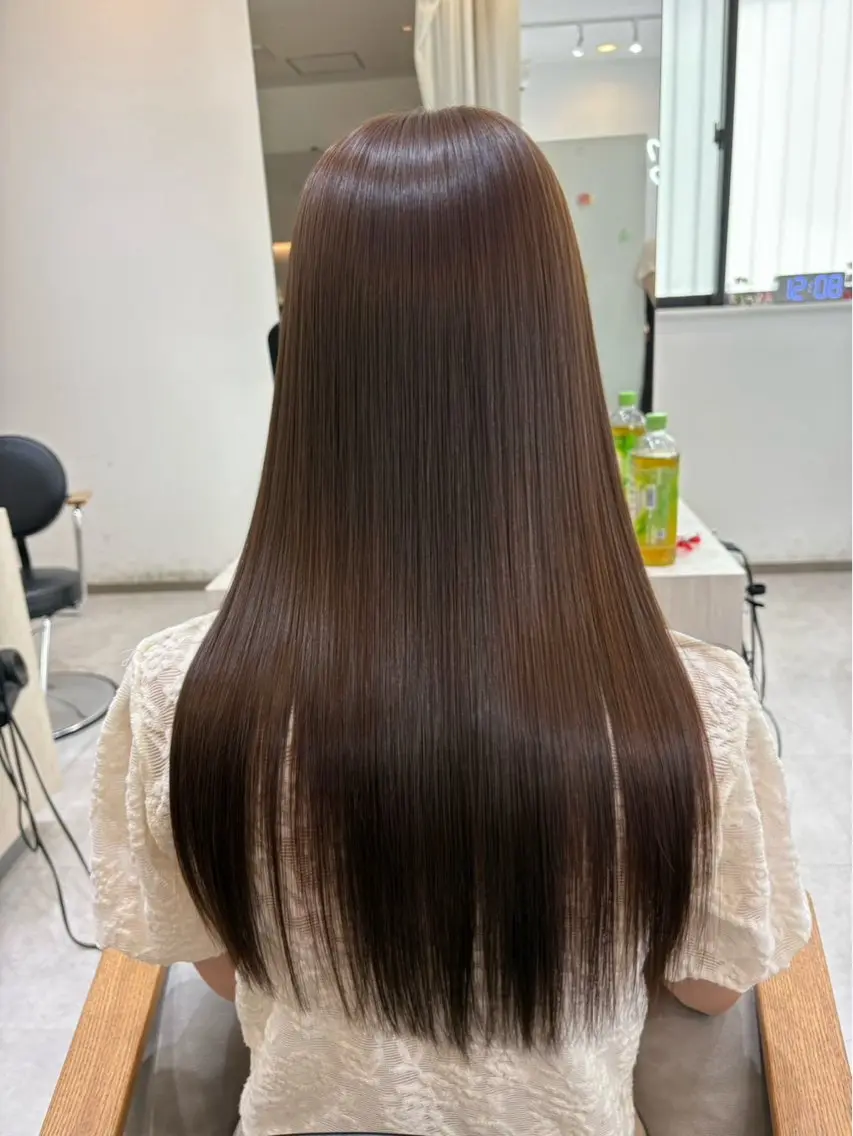 縮毛矯正の写真