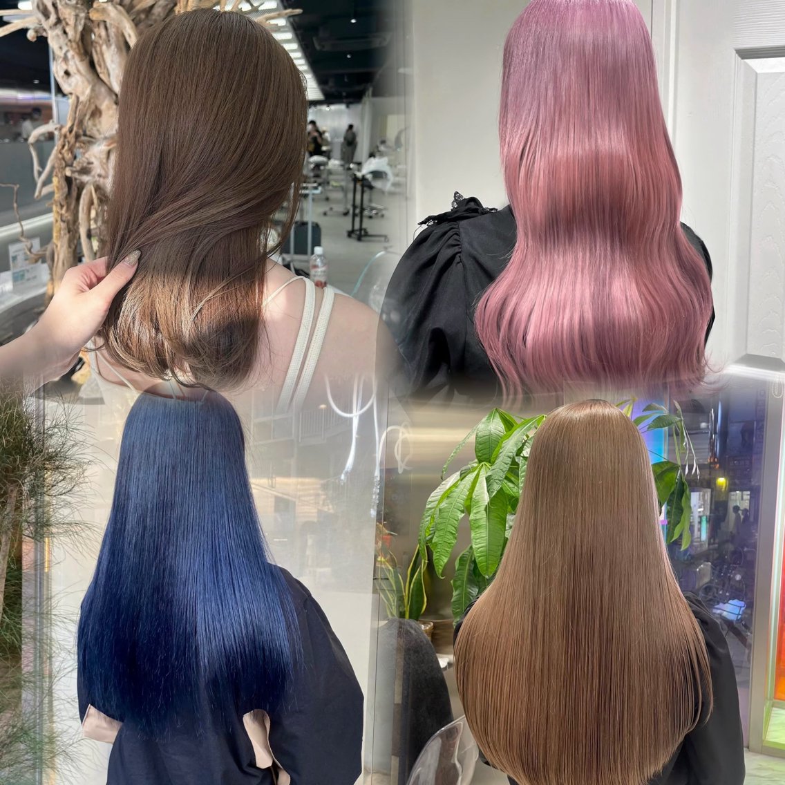 カラー サナ🎀髪質改善 /ハイトーンのヘアスタイル