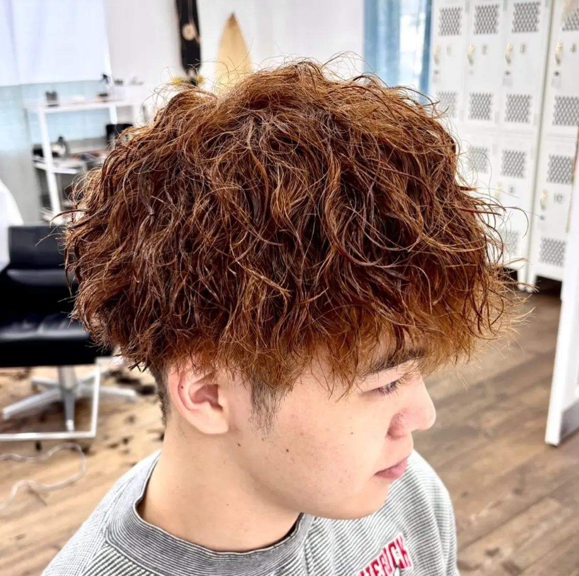 パーマ メンズ カット パーマ メンズ特化サロン Ryomaのヘアスタイル