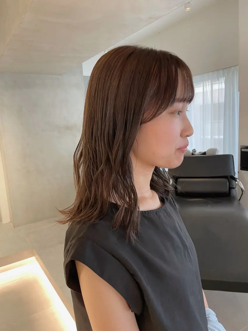ミディアム カラー 🪞透け感&韓国ヘア 🪞honokaのヘアスタイル