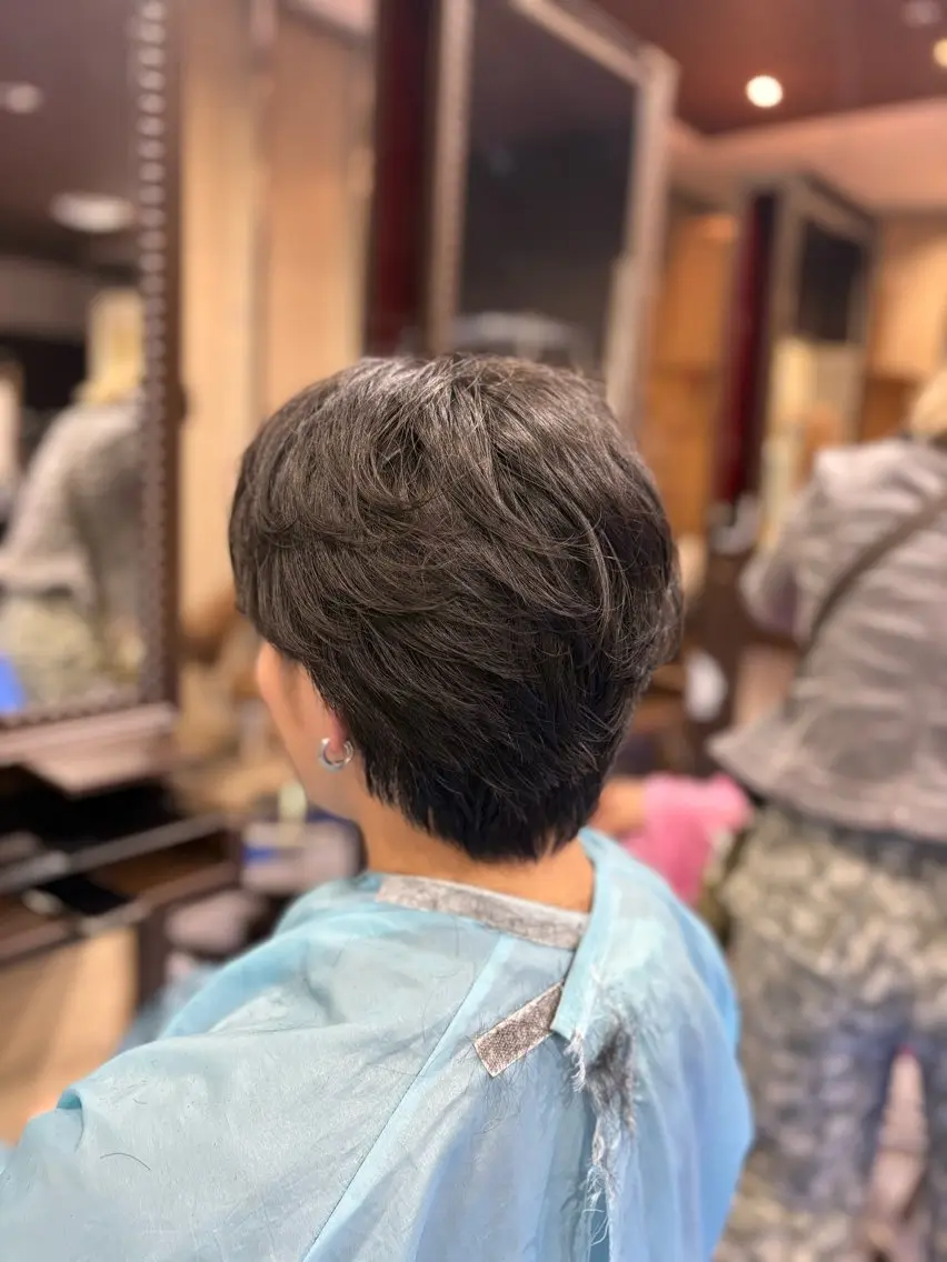ミディアム メンズ メンズカットモデル 募集🚹✨荒井雛子のヘアスタイル