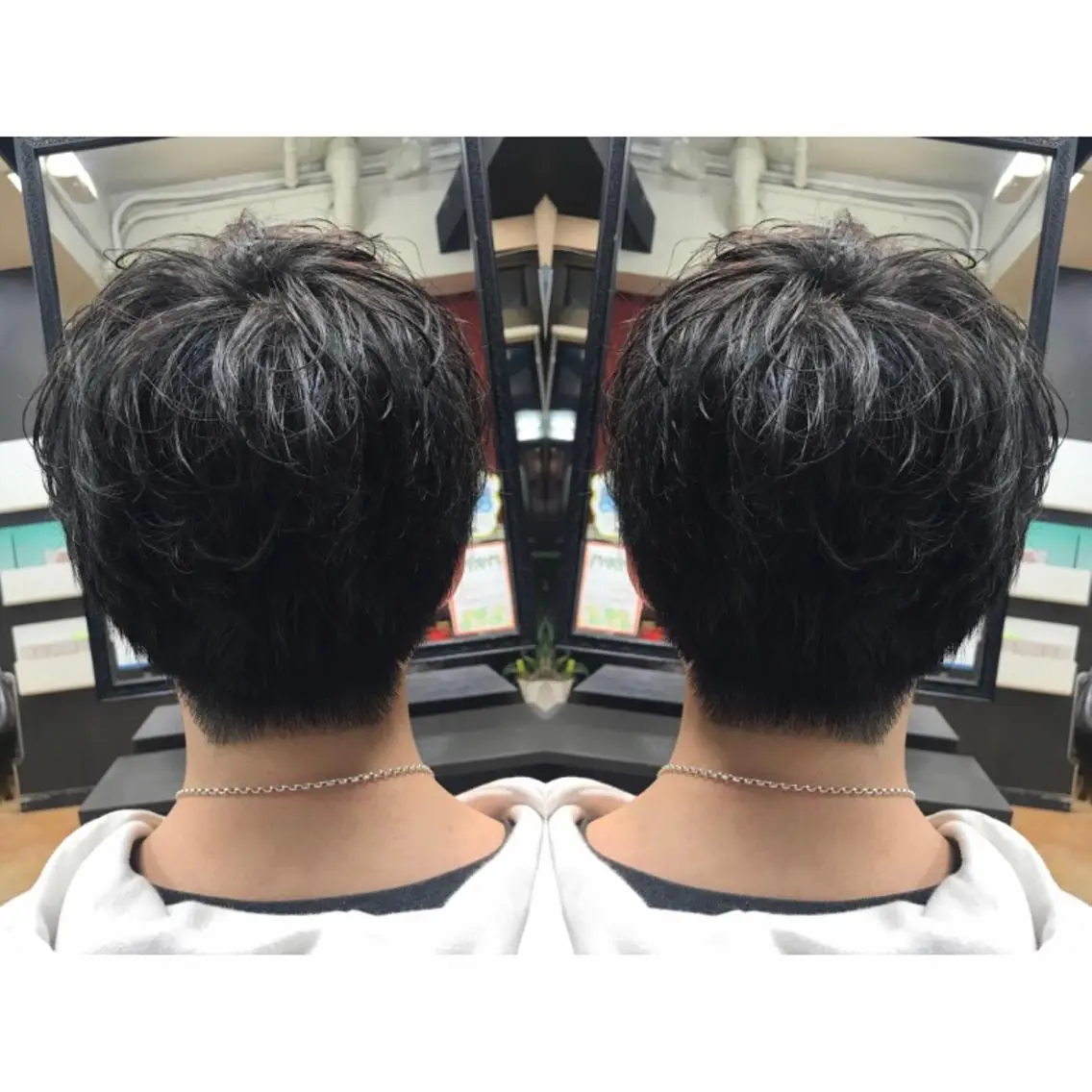 メンズ カット ヘッドスパ 🫧透け感⋆艶髪💎 山口アヤカのヘアスタイル