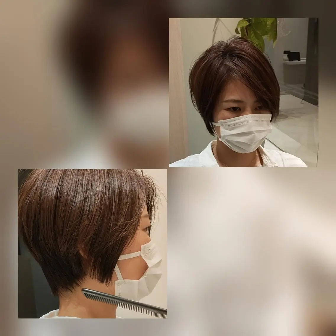 似合わせカットの写真
