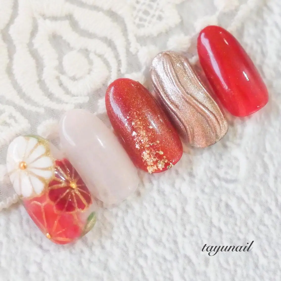 ネイル アートネイル 成人式 ジェルネイル ニュアンスネイル ワンカラーネイル ハンドネイル ネイルサロン 【たゆnail】のネイルデザイン