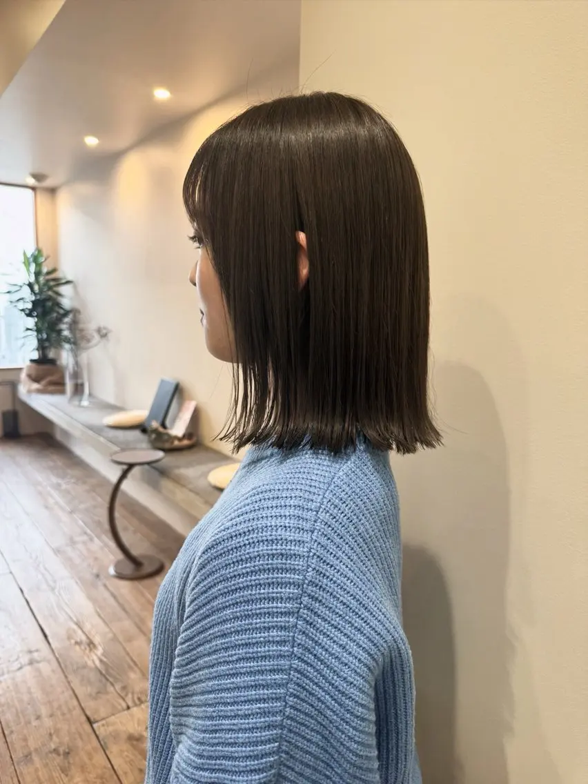 ミディアム 💛🤍U too e’s /店長🧸のヘアスタイル