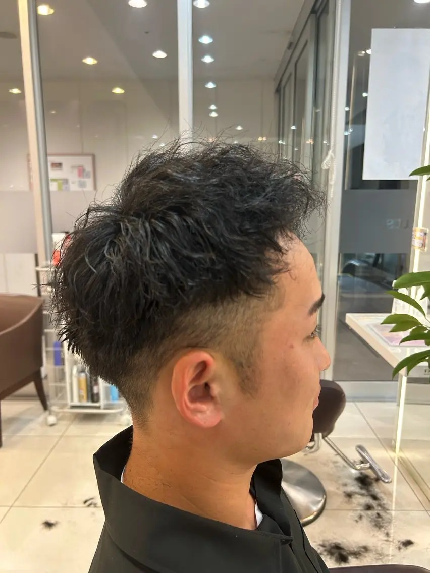 メンズ カット パーマ メンズカット 💇原一樹のヘアスタイル