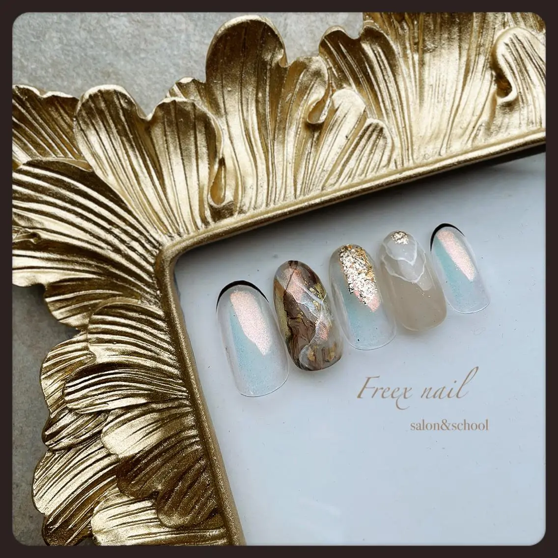 ネイル ハンドネイル ハンドケア freex nail /ニュアンス/個性派のネイルデザイン