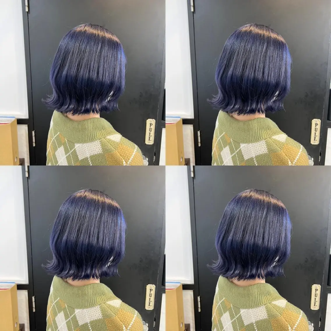 ショート カラー ブルーカラー ブルーラベンダー ラベンダーカラー カット ヘアカラー トリートメント ✨レイヤー/髪質改善 /縮毛矯正✨ナカムラのヘアスタイル