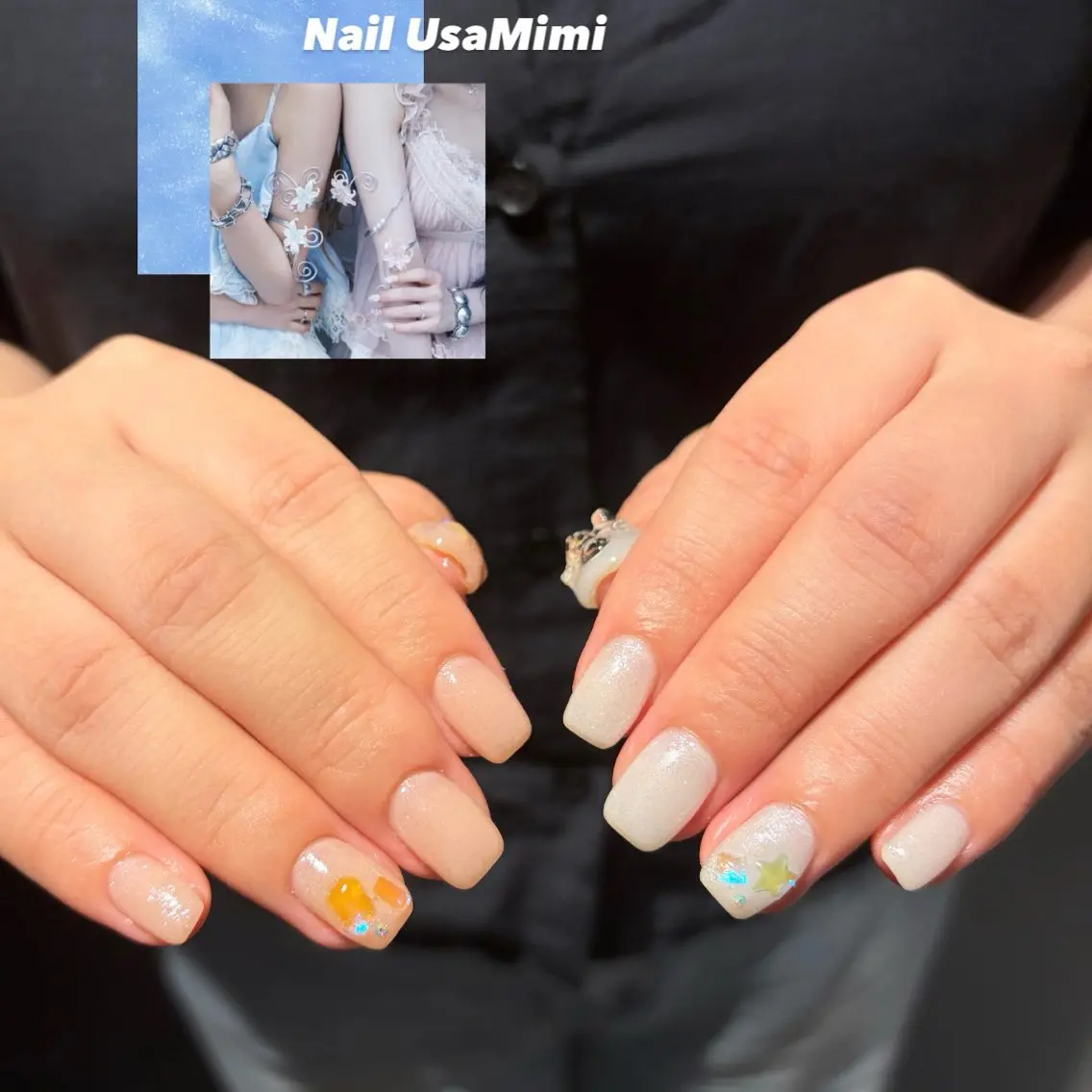 ネイル アートネイル ハンドネイル 本町ネイルNail UsaMimiのネイルデザイン