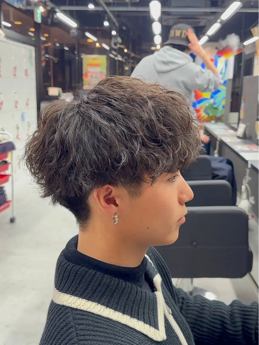 パーマ メンズ カット パーマ ヘッドスパ 🔥メンズ特化🔥 パーマ🔥カメイのヘアスタイル