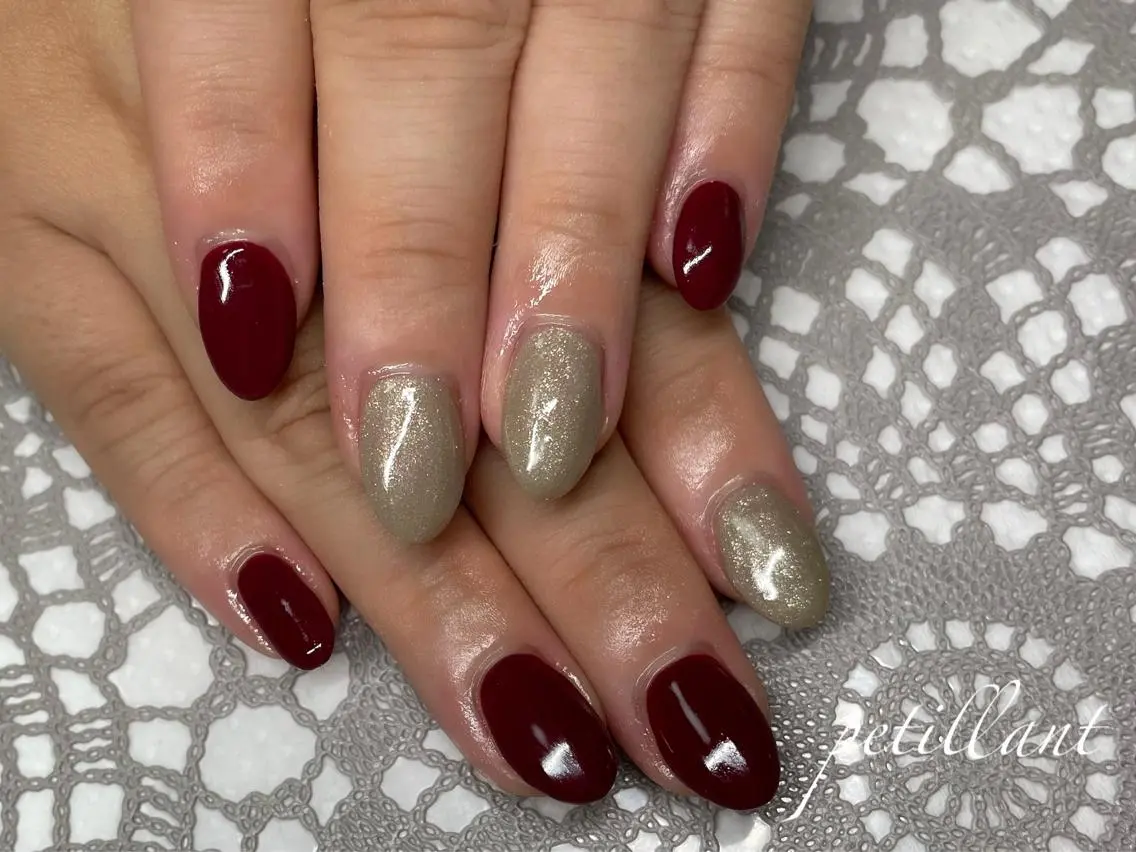 ネイル 長さ出し ジェルネイル ハンドネイル ハンドケア nail salon petillantのネイルデザイン