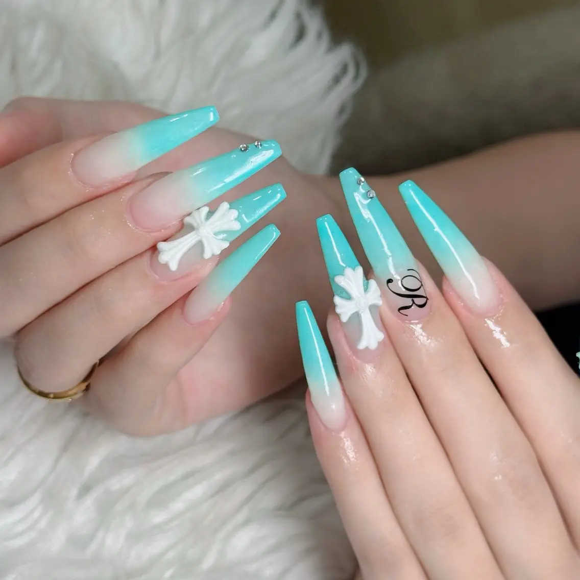 ネイル フットネイル フレンチネイル グラデーション 韓国ネイル ロングネイル ハンドネイル HOT Nail Salonのネイルデザイン