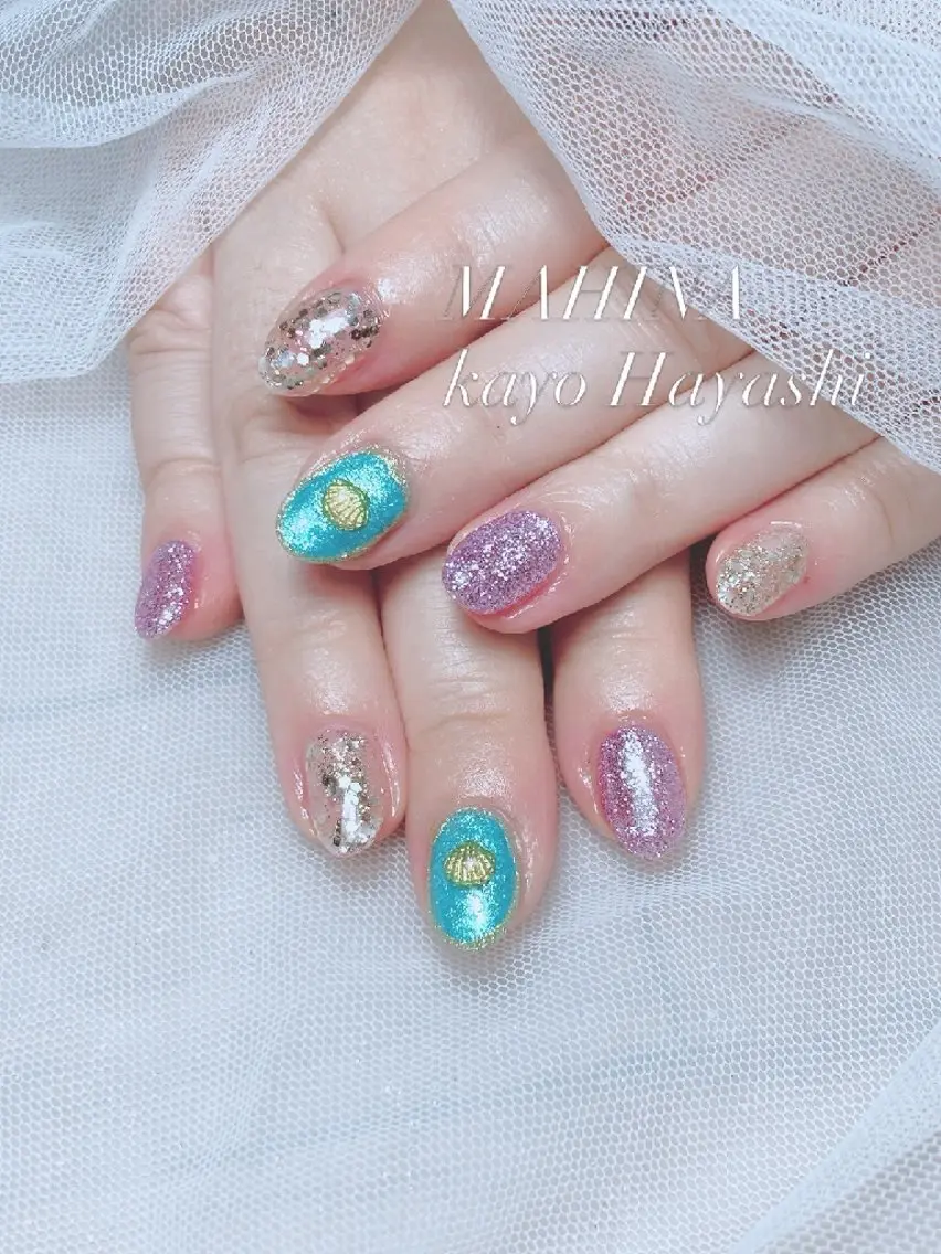 ネイル MAHINA 🌺KAYO🌺のネイルデザイン