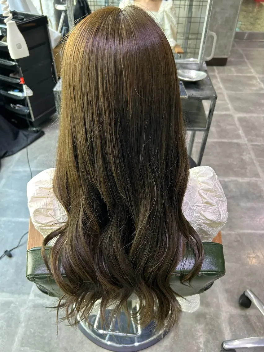 ロング カラー ヘアカラー Retsu /UniQのヘアスタイル