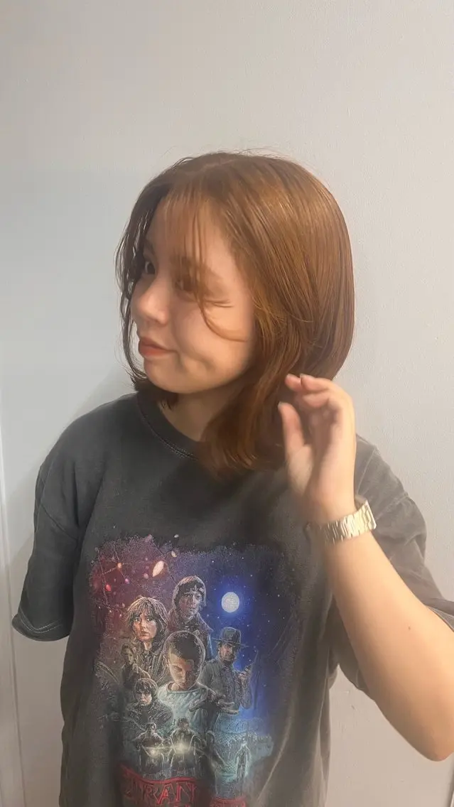 ミディアム カラー ヘアアレンジ 原宿・デザインカラー YUI🤍ྀིのヘアスタイル