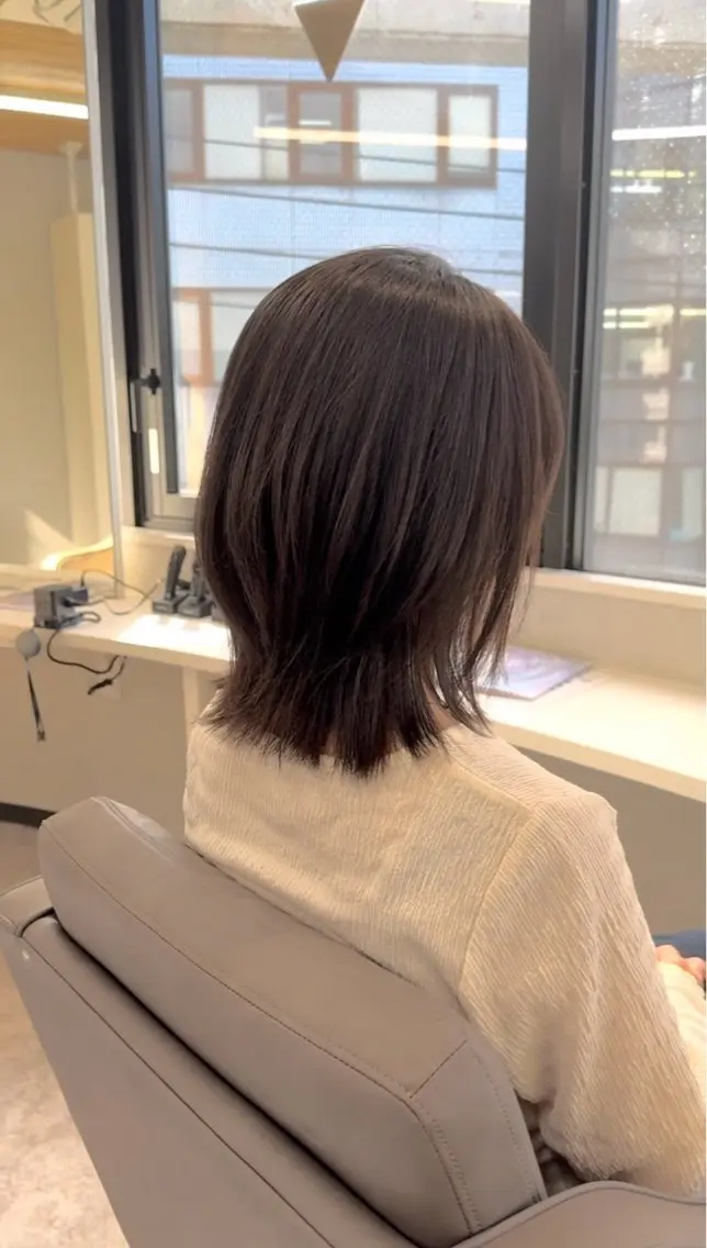 レディースminimo特別価格︎🎀カット×ダメージ予防トリートメント（シャンプー込)【大阪/江坂】の写真