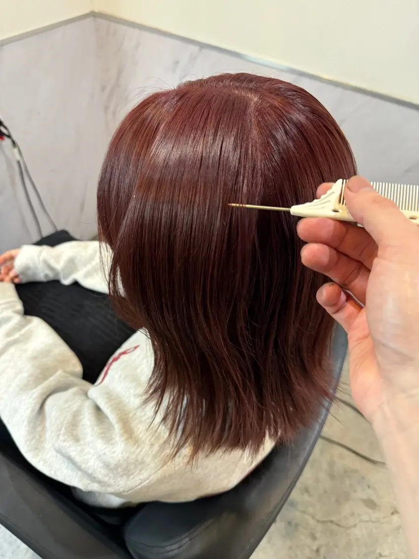 ミディアム BLINK 心斎橋のヘアスタイル