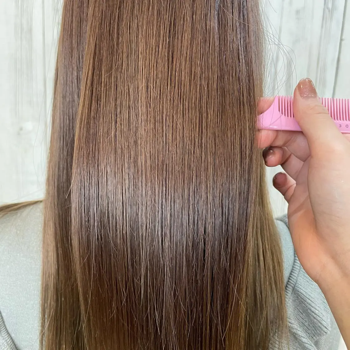 カラー ブリーチ 髪質改善 縮毛矯正 トリートメント arisa .のヘアスタイル
