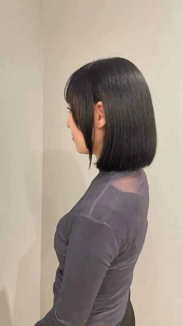 ショート ボブ タンバルモリ 渋谷 夏稀のヘアスタイル
