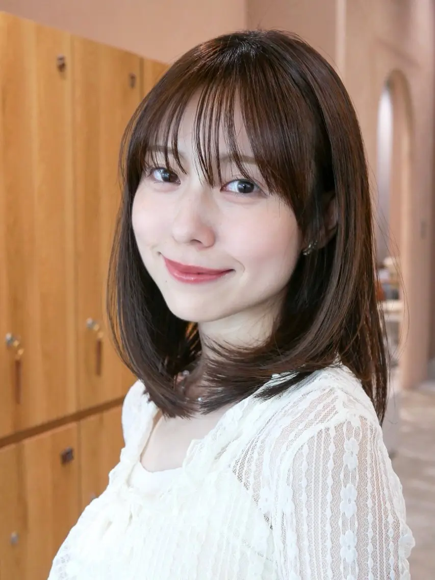ミディアム 縮毛矯正/髪質改善 /艶髪特化/こうめいのヘアスタイル