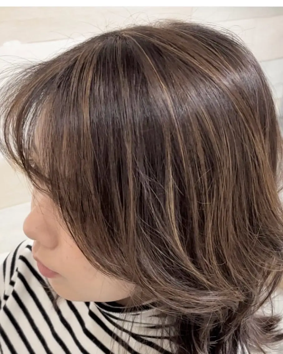 ミディアム bloom AMIのヘアスタイル