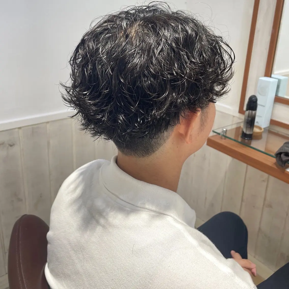 パーマ メンズ 波巻きパーマ clan .のヘアスタイル