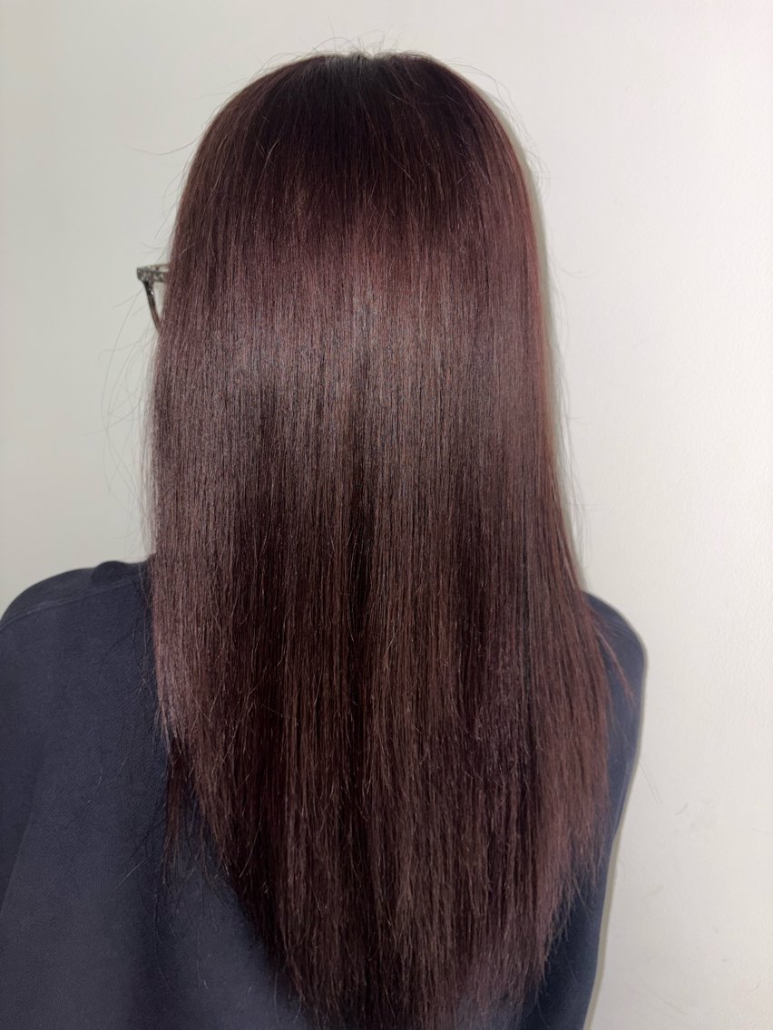 セミロング カラー 中野 雄飛のヘアスタイル