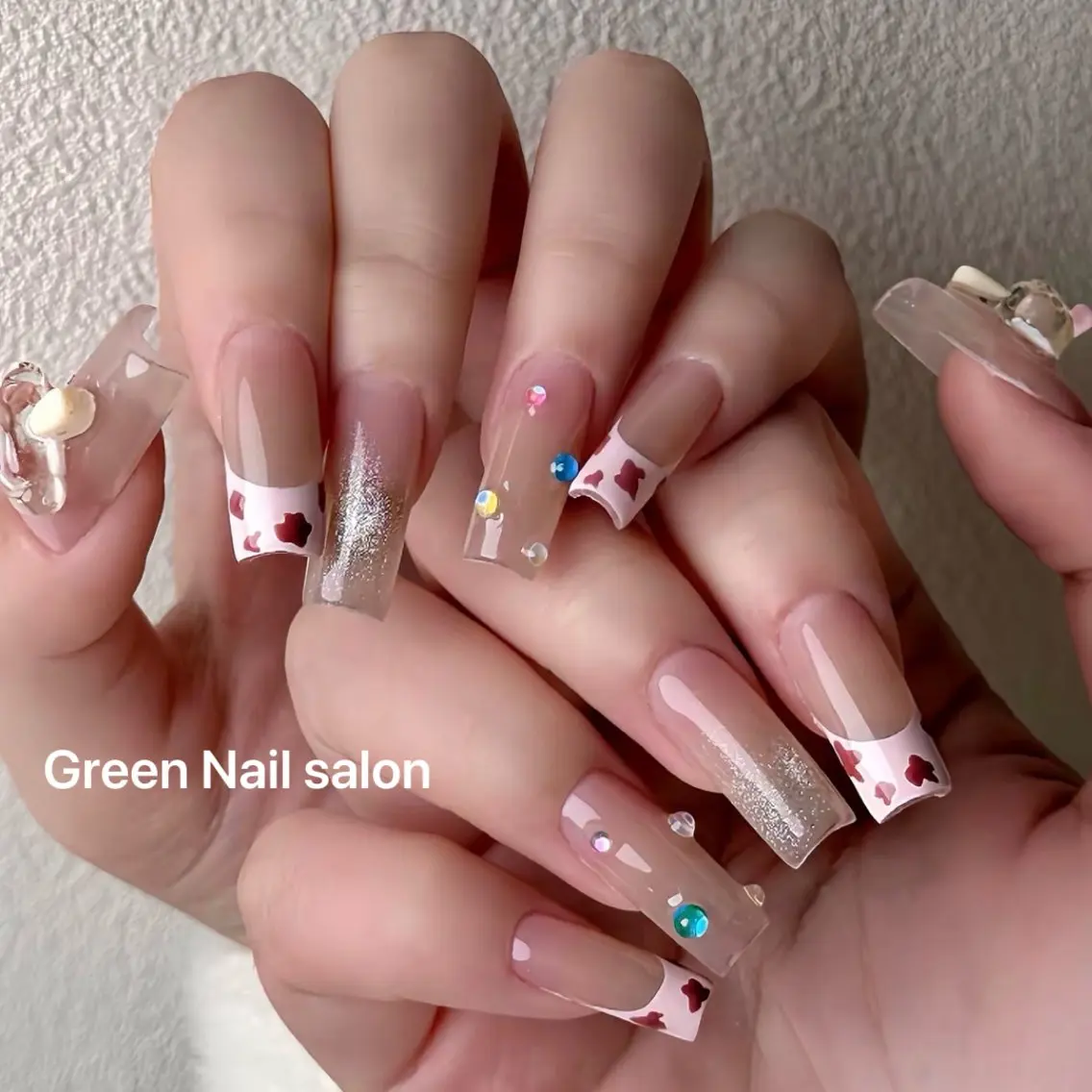 ネイル 持ち込み ワンホンネイル GreenNail salonパラジェルのネイルデザイン