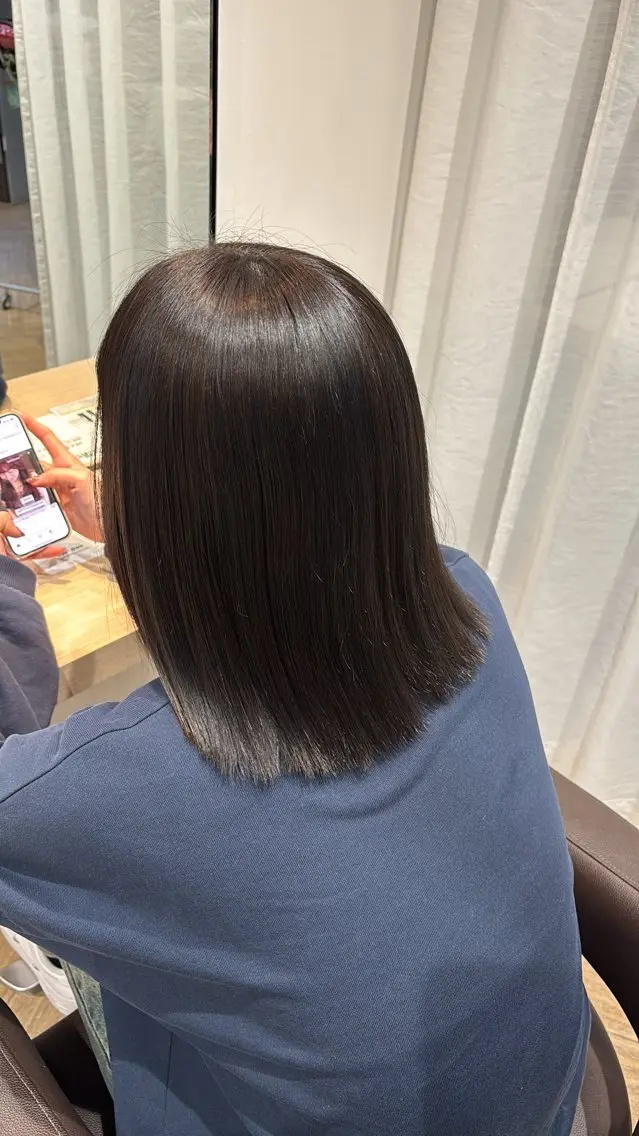 カラー グレージュ 透明感カラー/ナナミ ✨のヘアスタイル