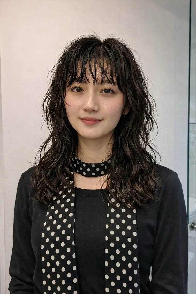 ミディアム ミディアムパーマ メンズカット/新宿 /みづき🌙のヘアスタイル