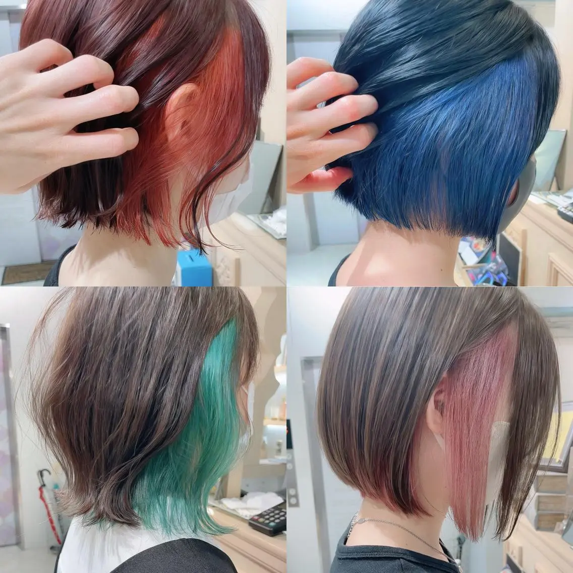 💎✨支持率No.1✨💎インナーカラー(ケアブリーチ)➕ダメージケア特化トリートメント＋カットの写真