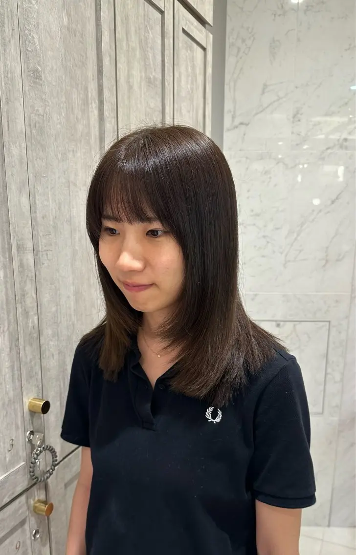 【肩上ミディアム】レディースカット🕊️+Aujuaトリートメント🌷の写真