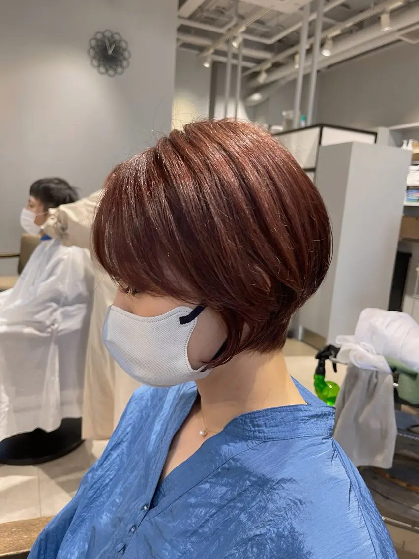 ショート ショートヘア カット 石原圭悟 /ショート/艶カラーのヘアスタイル