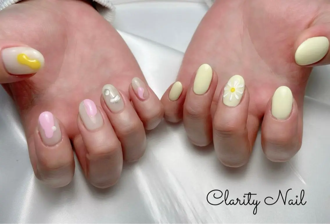 ネイル アートネイル 持ち込み ハンドネイル Clarity Nailのネイルデザイン