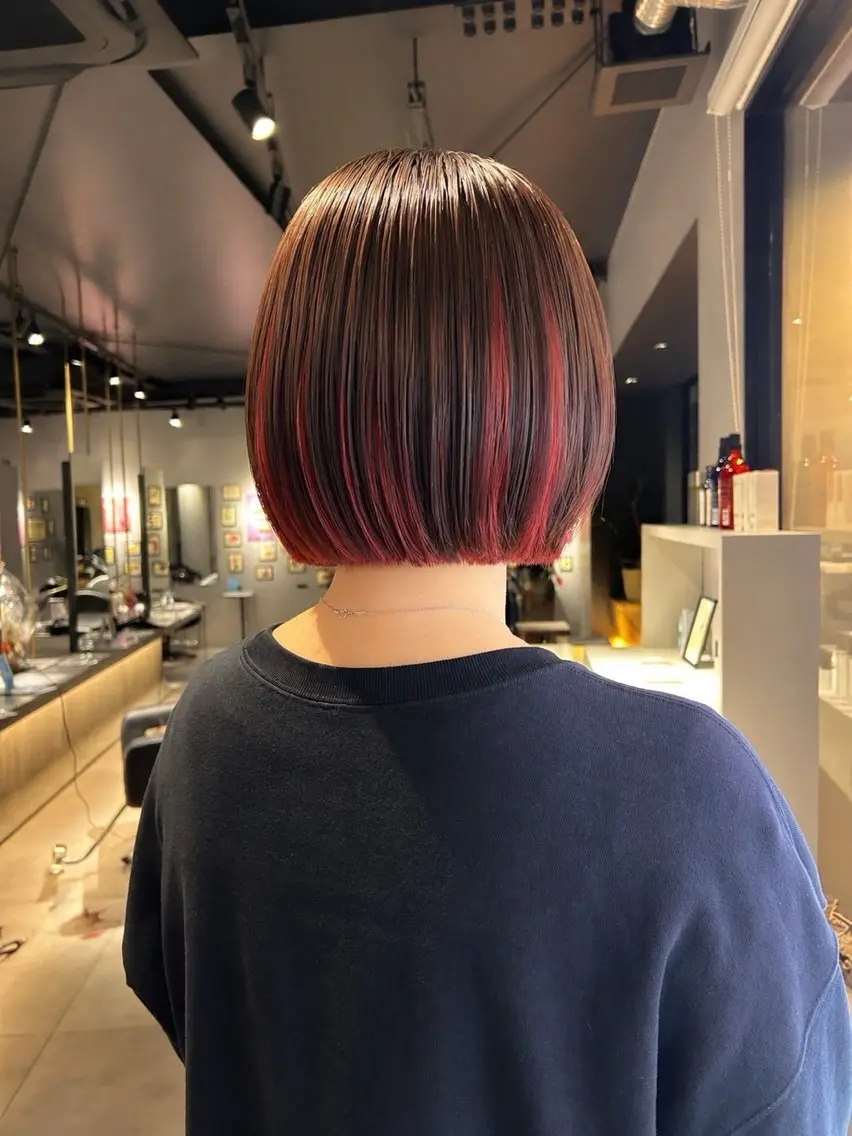 ショート カラー デザインカラー HINA/ BEEstのヘアスタイル