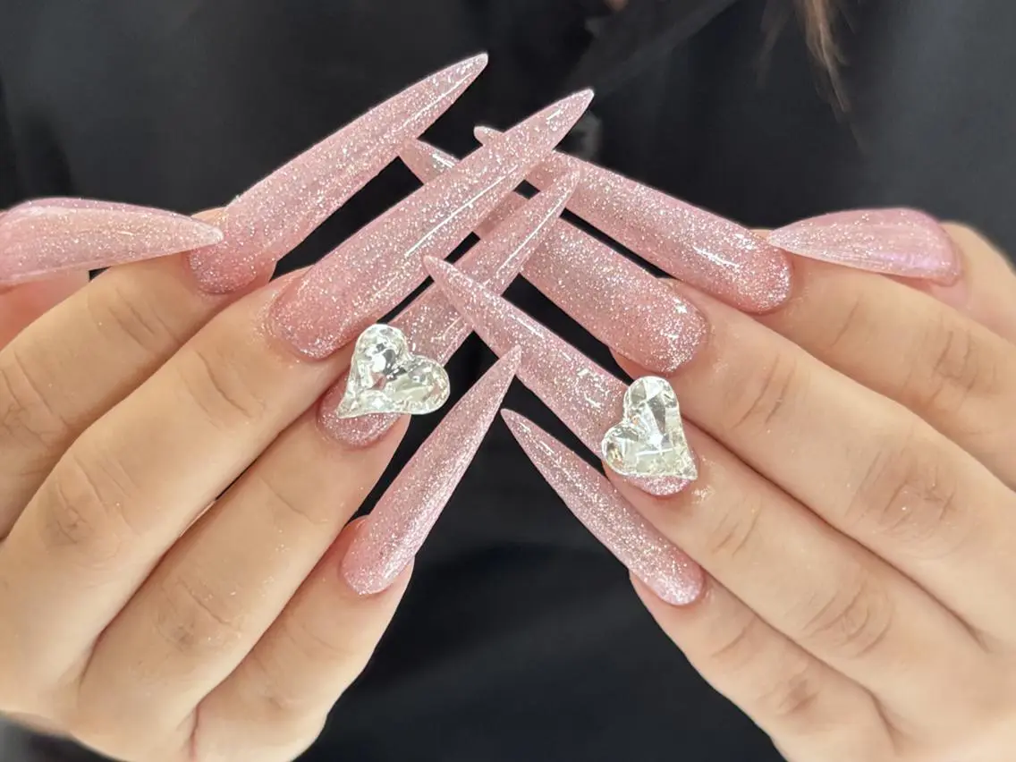 ネイル 長さ出し ジェルネイル 韓国ネイル マグネットネイル 持ち込み アンアンBelle Nail 池袋のネイルデザイン